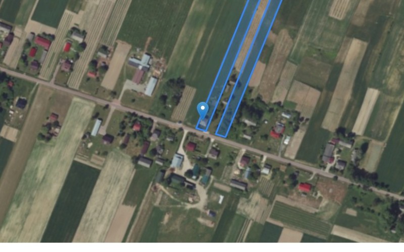 Dom w miejscowości Wirkowice Pierwsze, Wirkowice Pierwsze 125 (lubelskie). Działki numer: 1574, 1576. Domy. Wirkowice Pierwsze 125, 22-375, Wirkowice Pierwsze, (woj. lubelskie)