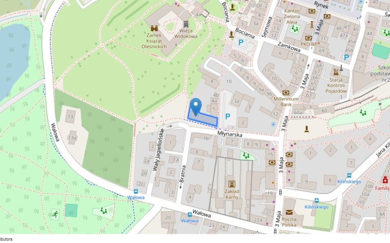 Nieruchomość w miejscowości Oleśnica, Młynarska 6 (dolnośląskie). Inne. Młynarska 6, 56-400, Oleśnica, (woj. dolnośląskie)