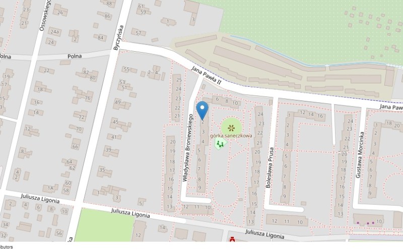 Mieszkanie w miejscowości Kluczbork, Władysława Broniewskiego 2/9 (opolskie). Mieszkania. Władysława Broniewskiego 2/9, 46-200, Kluczbork, (woj. opolskie)