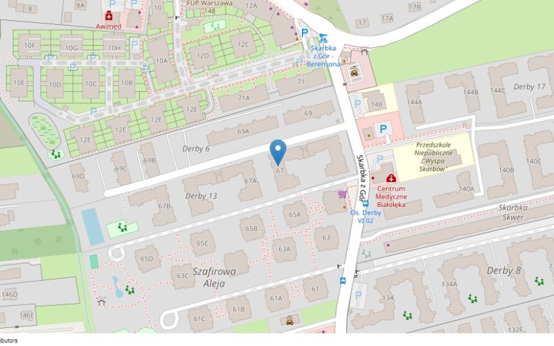 Miejsce postojowe w miejscowości Warszawa, Skarbka z Gór 67/ miejsce postojowe nr 26 (mazowieckie). Garaże i miejsca postojowe. Skarbka z Gór 67/ miejsce postojowe nr 26, 03-287, Warszawa, (woj. mazowieckie)