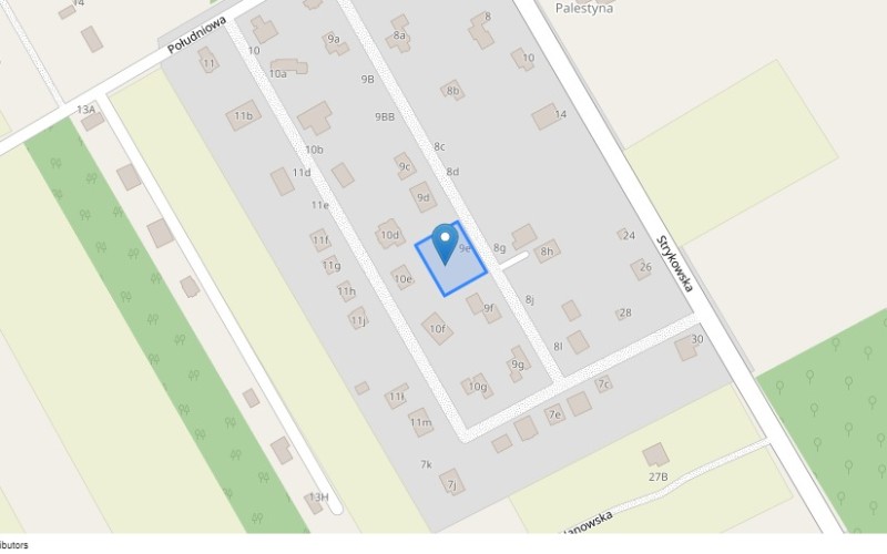 Grunt w miejscowości Glinnik, Południowa 9E (łódzkie). Działka numer: 241/37. Działki i grunty. Południowa 9E, 95-002, Palestyna, (woj. łódzkie)