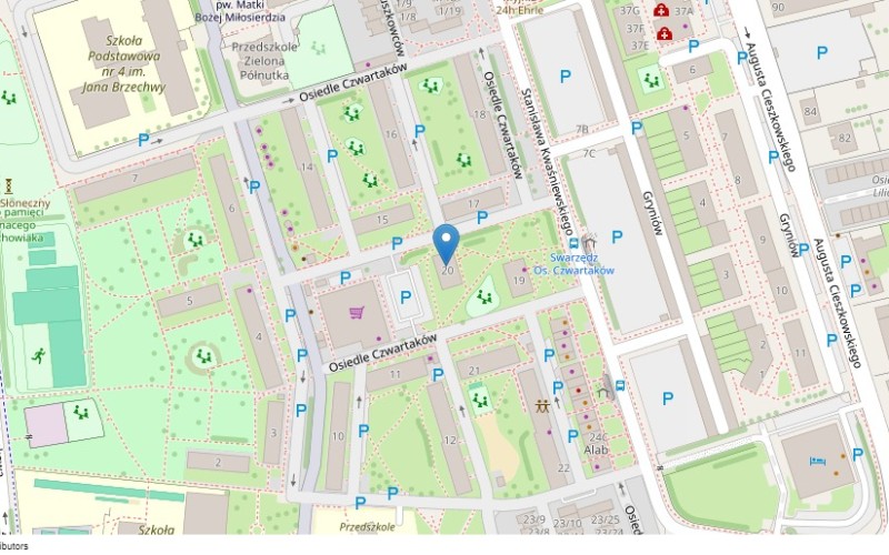 Mieszkanie w miejscowości Swarzędz, Osiedle Czwartaków 20/41 (wielkopolskie). Mieszkania. Osiedle Czwartaków 20/41, 62-020, Swarzędz, (woj. wielkopolskie)