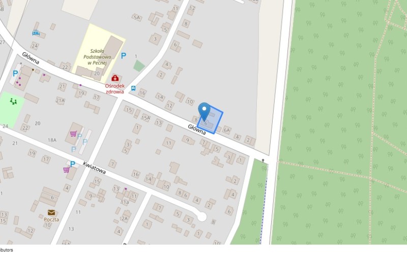 Dom w miejscowości Pecna, Główna 6 (wielkopolskie). Działka numer: 36/3. Domy. Główna 6, 62-053, Pecna, (woj. wielkopolskie)