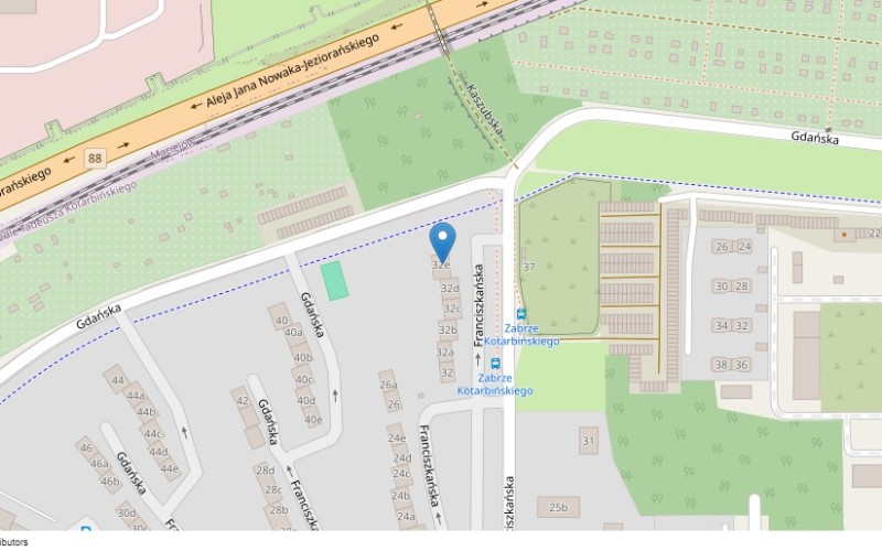 Mieszkanie w miejscowości Zabrze, Franciszkańska 32E/10 (śląskie). Mieszkania. Franciszkańska 32E/10, 41-819, Zabrze, (woj. śląskie)