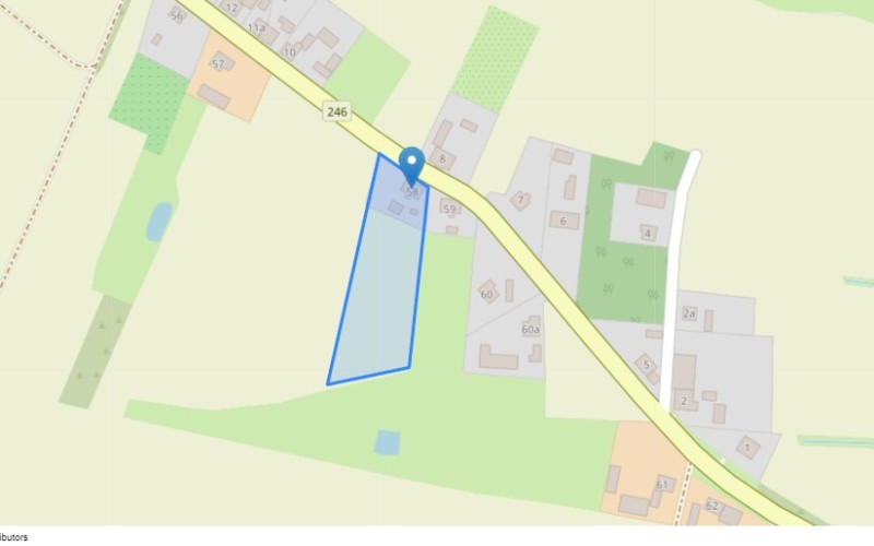 Dom w miejscowości Murzynko, Murzynko 58 (kujawsko-pomorskie). Działka numer: 97. Domy. Murzynko 58, 88-140, Murzynko, (woj. kujawsko-pomorskie)