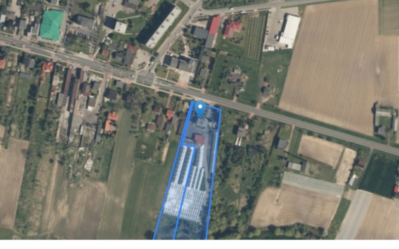 Dom w miejscowości Błaszki, Lubanów 10 (łódzkie). Działki numer: 72/1, 72/2. Domy. Lubanów 10, 98-235, Błaszki, (woj. łódzkie)