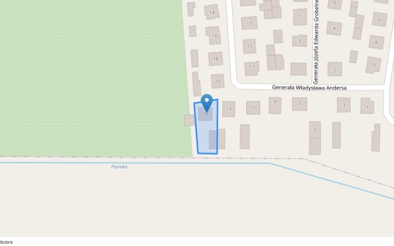 Dom w miejscowości Kobylin, Generała Władysława Andersa 15 (wielkopolskie). Działka numer: 1843. Domy. Generała Władysława Andersa 15, 63-740, Kobylin, (woj. wielkopolskie)