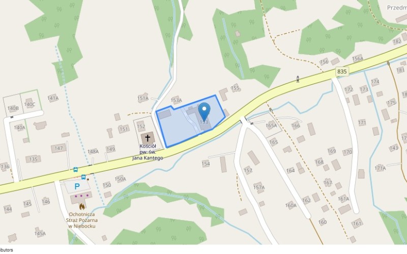 Nieruchomość w miejscowości Niebocko, Niebocko (podkarpackie). Inne. Niebocko, 36-207, Niebocko, (woj. podkarpackie)