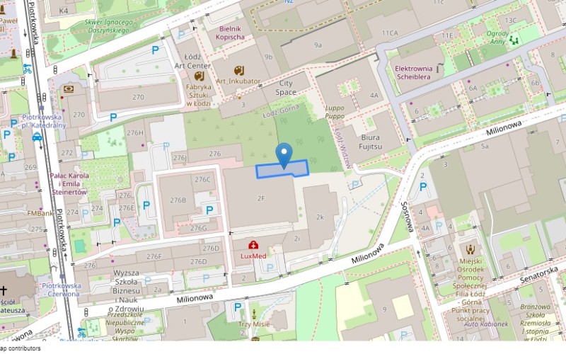 Nieruchomość w miejscowości Łódź, Piotrkowska 276 (łódzkie). Inne. Piotrkowska 276, 90-361, Łódź, (woj. łódzkie)