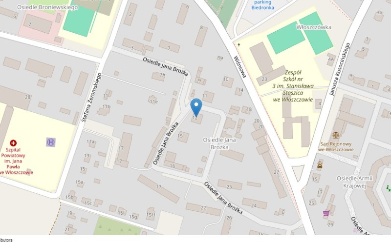 Mieszkanie w miejscowości Włoszczowa, Osiedle Jana Brożka 12/5 (świętokrzyskie). Mieszkania. Osiedle Jana Brożka 12/5, 29-100, Włoszczowa, (woj. świętokrzyskie)