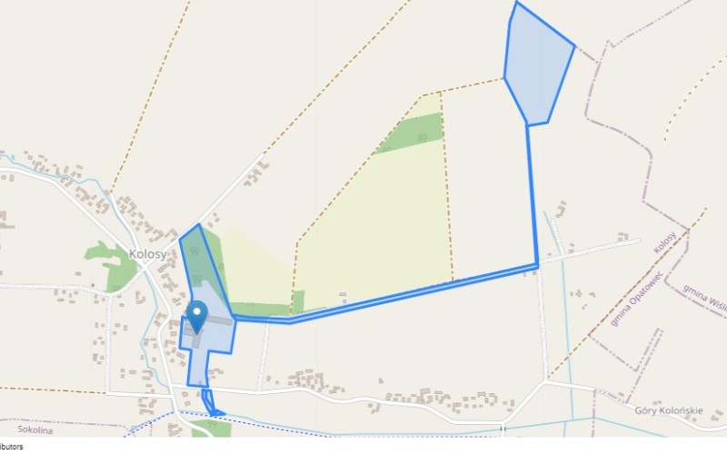 Nieruchomość w miejscowości Kolosy, Kolosy (świętokrzyskie). Inne. Kolosy, 28-506, Kolosy, (woj. świętokrzyskie)