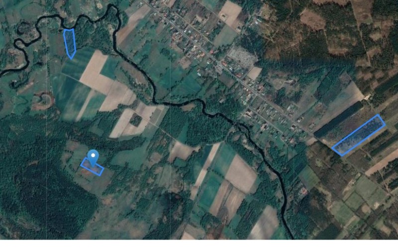 Grunt w miejscowości Malużyn, Malużyn (mazowieckie). Działki numer: 267, 543, 514. Działki i grunty. Malużyn, 06-452, Malużyn, (woj. mazowieckie)