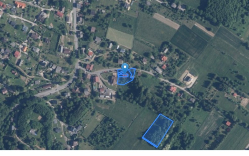 Dom w miejscowości Płaza, Role 8 (małopolskie). Działki numer: 369/1, 3291, 1476/2, 368/1, 2894, 374, 373, 360. Domy. Role 8, 32-552, Płaza, (woj. małopolskie)