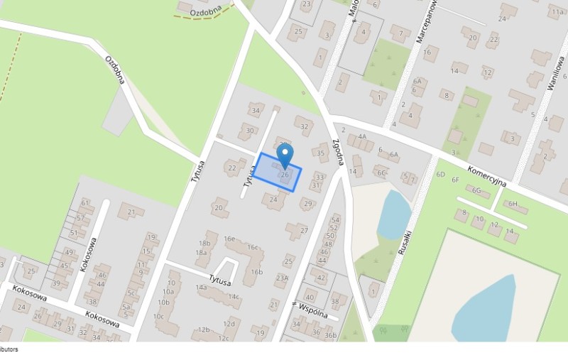 Dom w miejscowości Mierzyn, Tytusa 26 (zachodniopomorskie). Działka numer: 35/39. Domy. Tytusa 26, 72-006, Mierzyn, (woj. zachodniopomorskie)