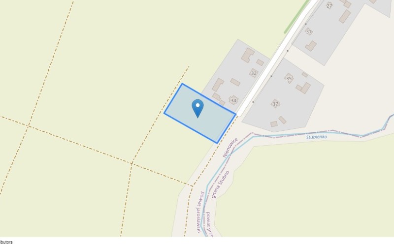 Grunt w miejscowości Nienowice, Nienowice (podkarpackie). Działka numer: 807. Działki i grunty. Nienowice, 37-551, Nienowice, (woj. podkarpackie)