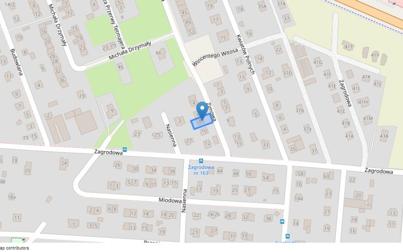 Dom w miejscowości Zamość, Zimowa 8 (lubelskie). Działka numer: 447. Domy. Zimowa 8, 22-400, Zamość, (woj. lubelskie)