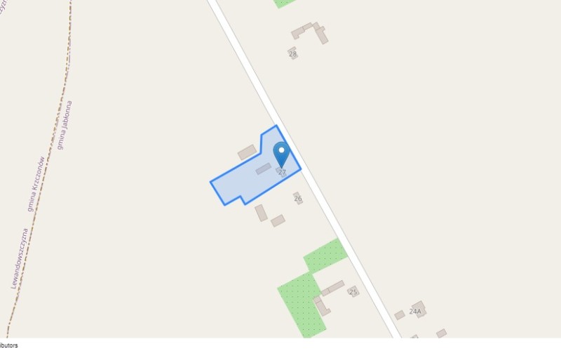 Dom w miejscowości Piotrków-Kolonia, Piotrków-Kolonia (lubelskie). Działka numer: 44/5. Domy. Piotrków-Kolonia, 23-114, Piotrków-Kolonia, (woj. lubelskie)