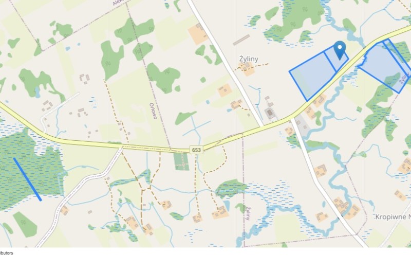 Grunt w miejscowości Żyliny, Żyliny (podlaskie). Działki numer: 34/1, 86/1, 87/1, 33/1, 49/2. Działki i grunty. Żyliny, 16-402, Suwałki, (woj. podlaskie)