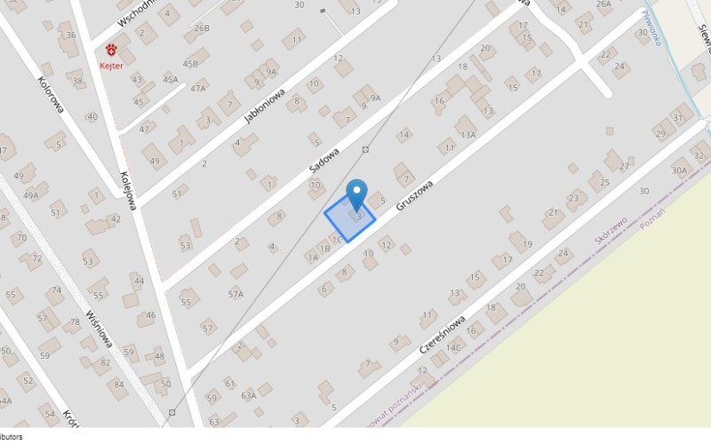 Dom w miejscowości Skórzewo, Gruszowa 3 (wielkopolskie). Działka numer: 379/6. Domy. Gruszowa 3, 60-185, Skórzewo, (woj. wielkopolskie)