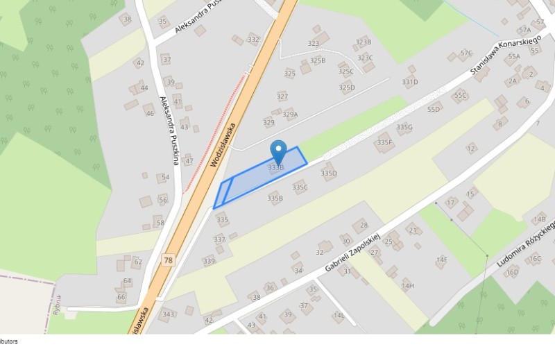 Dom w miejscowości Rybnik, Wodzisławska 333B (śląskie). Działki numer: 4583/477, 4719/477. Domy. Wodzisławska 333B, 44-274, Rybnik, (woj. śląskie)