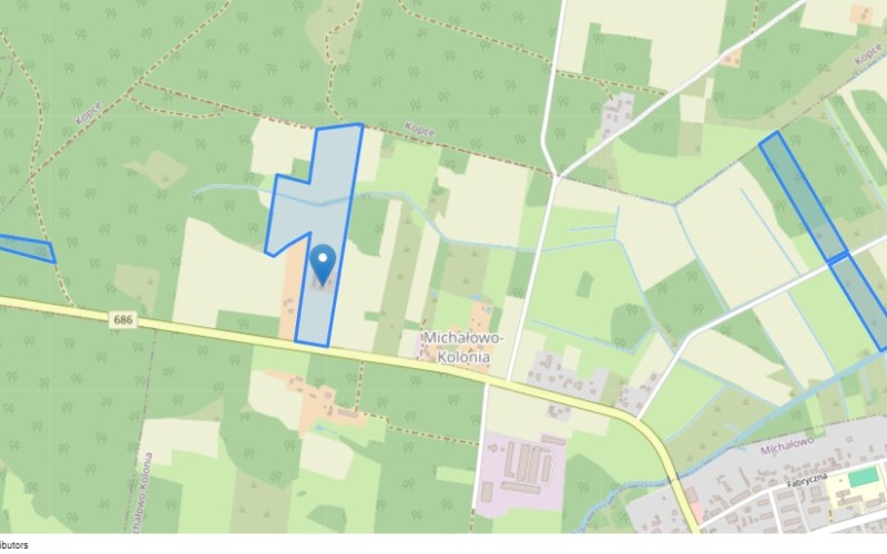 Dom w miejscowości Michałowo, Michałowo-Kolonia 16 (podlaskie). Działki numer: 22, 12, 58, 85/1. Domy. Michałowo-Kolonia 16, 16-050, Michałowo, (woj. podlaskie)
