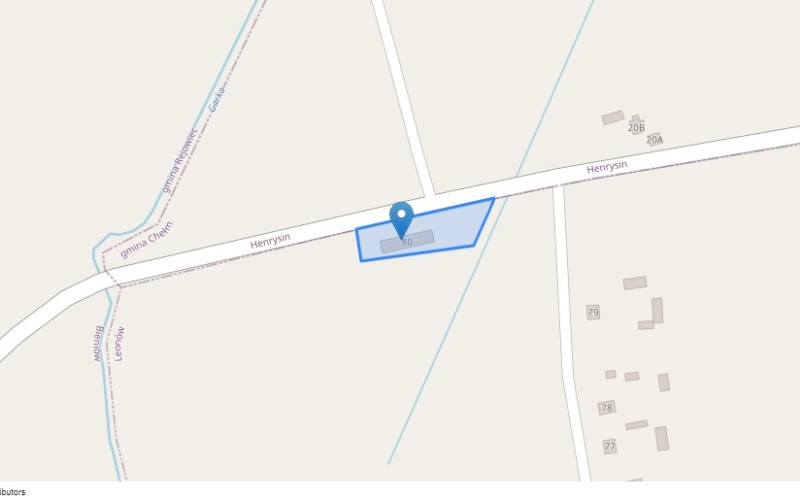 Nieruchomość w miejscowości Leonów, Leonów 80 (lubelskie). Inne. Leonów 80, 22-363, Leonów, (woj. lubelskie)