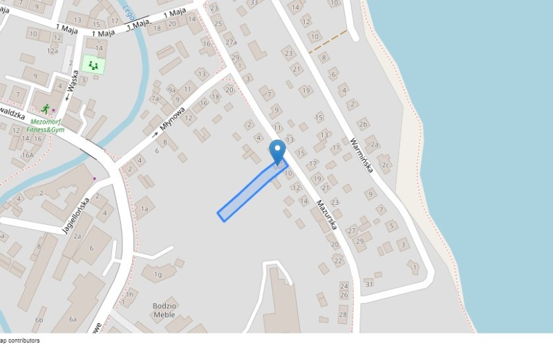 Dom w miejscowości Olecko, Mazurska 8 (warmińsko-mazurskie). Działka numer: 513. Domy. Mazurska 8, 19-400, Olecko, (woj. warmińsko-mazurskie)