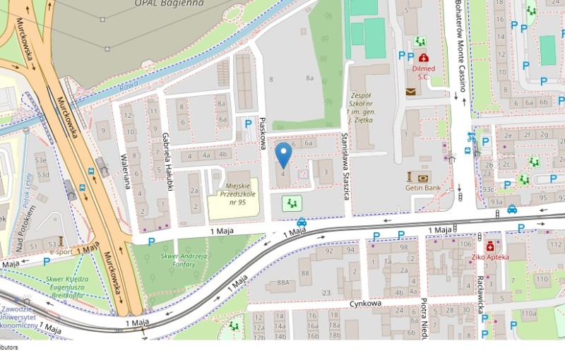 Mieszkanie w miejscowości Katowice, Piaskowa 4/8 (śląskie). Mieszkania. Piaskowa 4/8, 40-230, Katowice, (woj. śląskie)