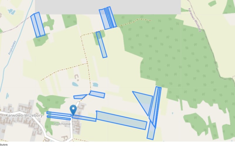 Dom w miejscowości Karwowo-Wszebory, Karwowo-Wszebory 17 (podlaskie). Działki numer: 172, 201/1, 216, 230, 131/8, 132/1, 155/2, 169, 170, 173, 218, 228/6, 233/2, 259, 132/4, 132/2, 156, 258. Domy. Karwowo-Wszebory 17, 18-420, Karwowo-Wszebory, (woj. podlaskie)
