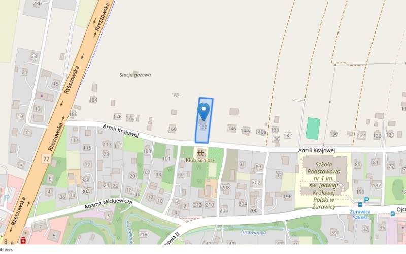 Dom w miejscowości Żurawica, Armii Krajowej 152 (podkarpackie). Działka numer: 1418/20. Domy. Armii Krajowej 152, 37-710, Żurawica, (woj. podkarpackie)