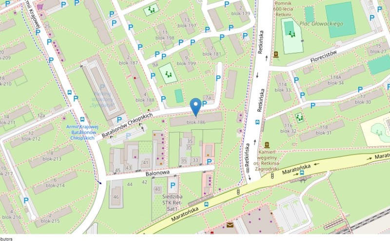 Mieszkanie w miejscowości Łódź, Batalionów Chłopskich 3/21 (łódzkie). Mieszkania. Batalionów Chłopskich 3/21, 94-108, Łódź, (woj. łódzkie)