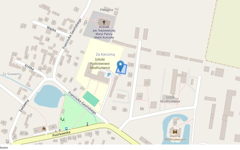 Dom w miejscowości Modliszewice, Piotrkowska 12/2 (świętokrzyskie). Działka numer: 5876/51. Domy. Piotrkowska 12/2, 26-203, Modliszewice, (woj. świętokrzyskie)