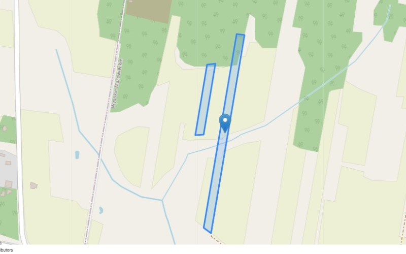 Grunt w miejscowości Wysokie Mazowieckie, Wysokie Mazowieckie (podlaskie). Działki numer: 173, 179/1. Działki i grunty. Wysokie Mazowieckie, 18-200, Wysokie Mazowieckie, (woj. podlaskie)