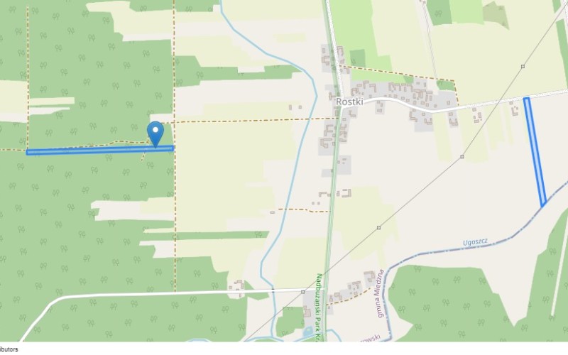 Grunt w miejscowości Rostki, Rostki (mazowieckie). Działki numer: 667, 244. Działki i grunty. Rostki, 07-106, Rostki, (woj. mazowieckie)