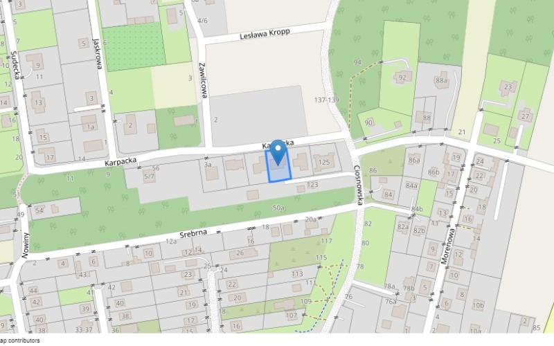 Dom w miejscowości Zgierz, Karpacka 1A (łódzkie). Działka numer: 1308/4. Domy. Karpacka 1A, 95-100, Zgierz, (woj. łódzkie)