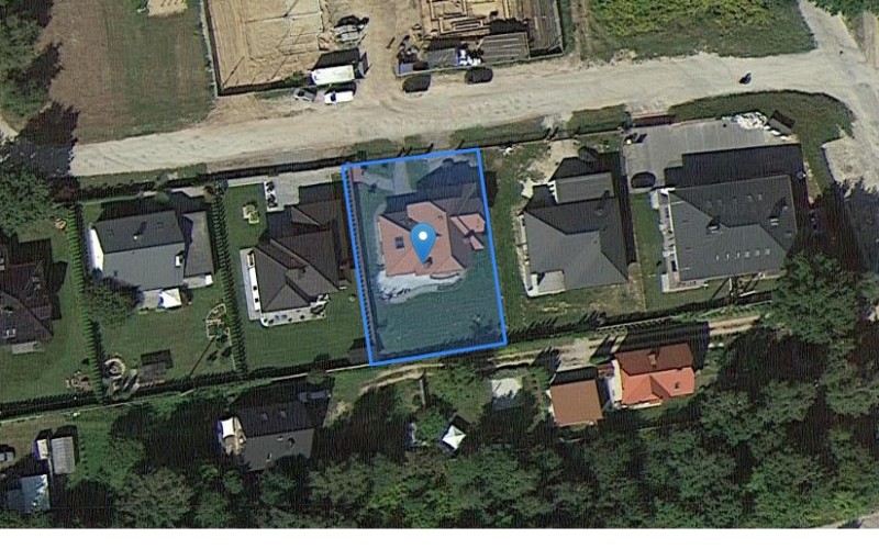 Dom w miejscowości Zgierz, Karpacka 1A (łódzkie). Działka numer: 1308/4. Domy. Karpacka 1A, 95-100, Zgierz, (woj. łódzkie)