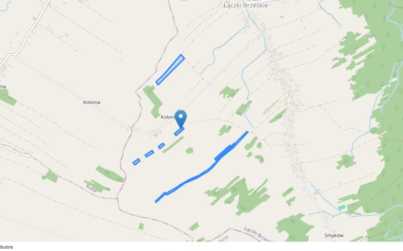 Grunt w miejscowości Łączki Brzeskie, Łączki Brzeskie (podkarpackie). Działki numer: 913, 2105, 2101, 2098/2, 1884, 1882, 1880, 1878, 2108/1, 2108/2. Działki i grunty. Łączki Brzeskie, 39-315, Łączki Brzeskie, (woj. podkarpackie)