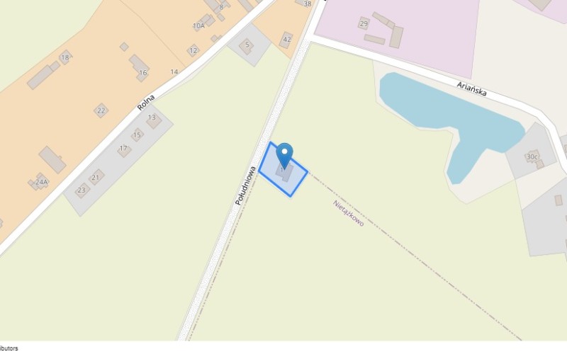 Dom w miejscowości Nietążkowo, Południowa 1 (wielkopolskie). Działka numer: 1/5. Domy. Południowa 1, 64-030, Nietążkowo, (woj. wielkopolskie)