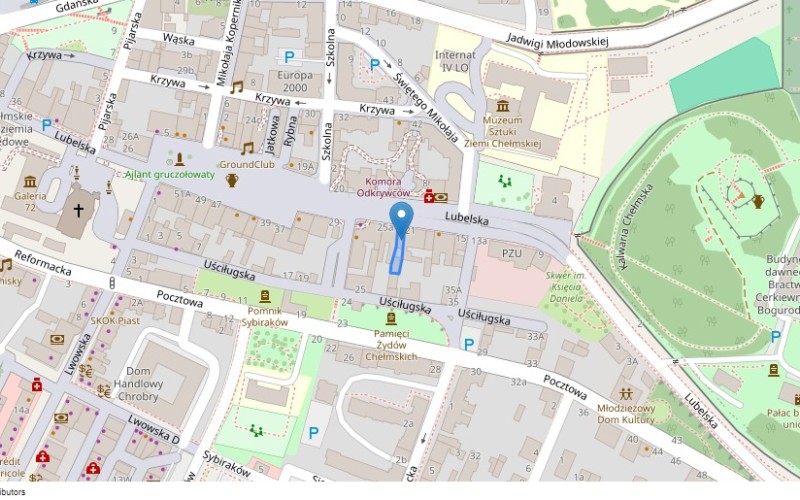 Dom w miejscowości Chełm, Lubelska 23 (lubelskie). Działka numer: 460. Domy. Lubelska 23, 22-100, Chełm, (woj. lubelskie)