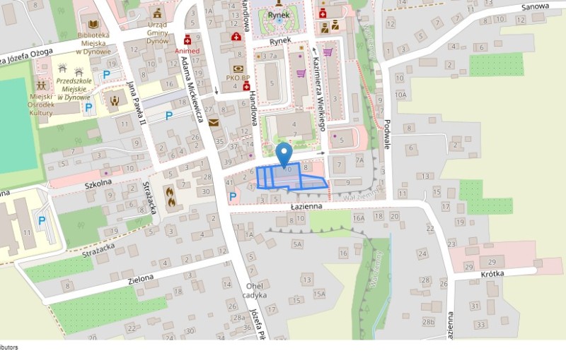 Nieruchomość komercyjna w miejscowości Dynów, Tadeusza Kościuszki 10 (podkarpackie). Nieruchomości komercyjne. Tadeusza Kościuszki 10, 36-065, Dynów, (woj. podkarpackie)
