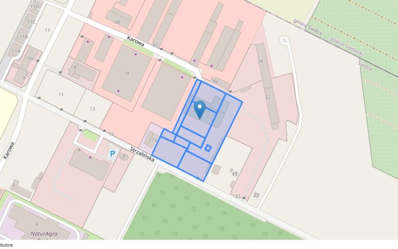 Nieruchomość komercyjna w miejscowości Siedlce, Karowa 24 (mazowieckie). Nieruchomości komercyjne. Karowa 24, 08-110, Siedlce, (woj. mazowieckie)