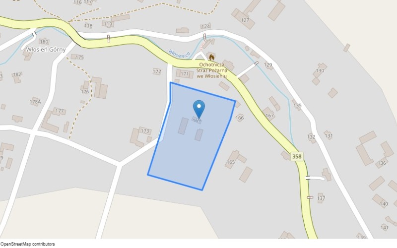 Dom w miejscowości Włosień, Włosień 169 (dolnośląskie). Działka numer: 254. Domy. Włosień 169, 59-816, Włosień, (woj. dolnośląskie)