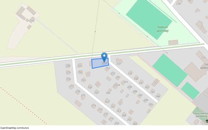 Dom w miejscowości Mroczno, Mroczno 254 (warmińsko-mazurskie). Działka numer: 532/3. Domy. Mroczno 254, 13-324, Mroczno, (woj. warmińsko-mazurskie)