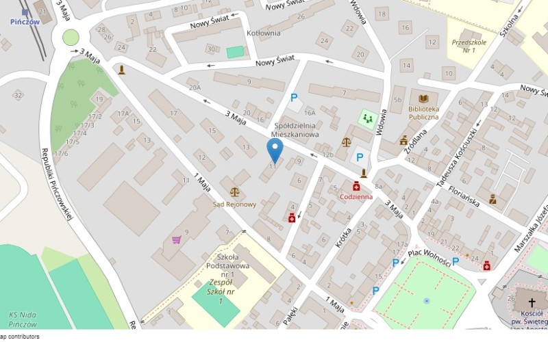 Mieszkanie w miejscowości Pińczów, 3 Maja 11/18 (świętokrzyskie). Mieszkania. 3 Maja 11/18, 28-400, Pińczów, (woj. świętokrzyskie)