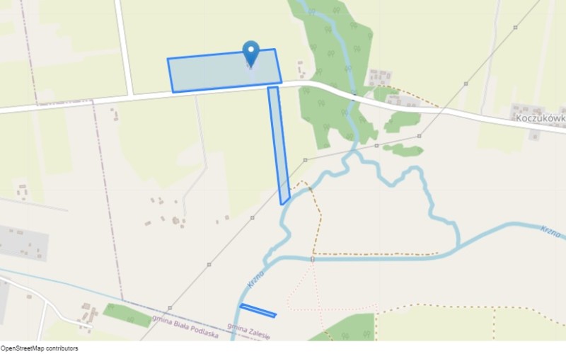 Dom w miejscowości Koczukówka, Koczukówka 17 (lubelskie). Działki numer: 27/2, 222/1, 204. Domy. Koczukówka 17, 21-512, Koczukówka, (woj. lubelskie)