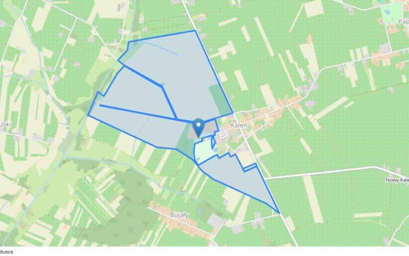 Nieruchomość w miejscowości Kaleń, Kaleń 91 (łódzkie). Inne. Kaleń 91, 96-206, Kaleń, (woj. łódzkie)