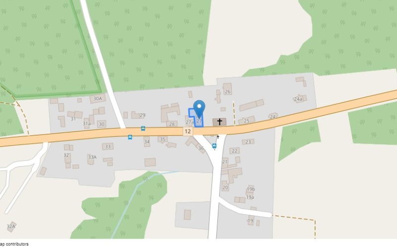 Dom w miejscowości Strzeszowice, Strzeszowice 27 (lubuskie). Działka numer: 12/5. Domy. Strzeszowice 27, 68-212, Strzeszowice, (woj. lubuskie)