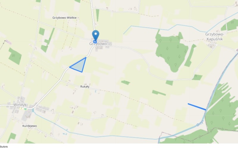Nieruchomość w miejscowości Grzybowo, Grzybowo (mazowieckie). Inne. Grzybowo, 06-513, Grzybowo, (woj. mazowieckie)