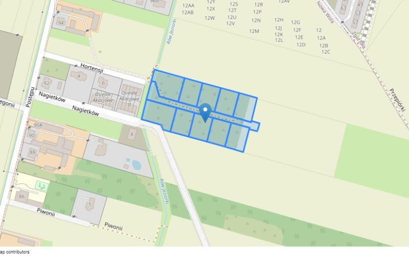 Grunt w miejscowości Nowa Wola, Nowa Wola (mazowieckie). Działki numer: 252/26, 252/21, 252/22, 252/23, 252/24, 252/25, 252/27, 252/28, 252/29, 252/30, 252/31. Działki i grunty. Nowa Wola, 02-872, Nowa Wola, (woj. mazowieckie)