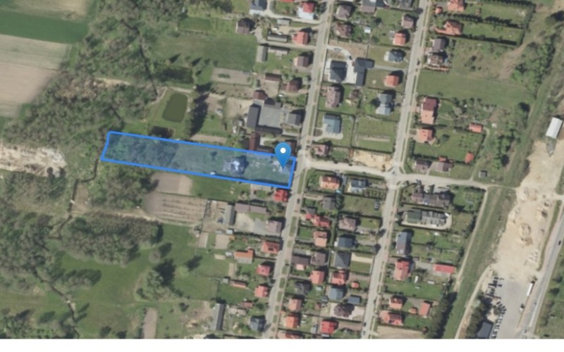 Dom w miejscowości Łomża, Kraska 116 (podlaskie). Działka numer: 40186/2. Domy. Kraska 116, 18-400, Łomża, (woj. podlaskie)